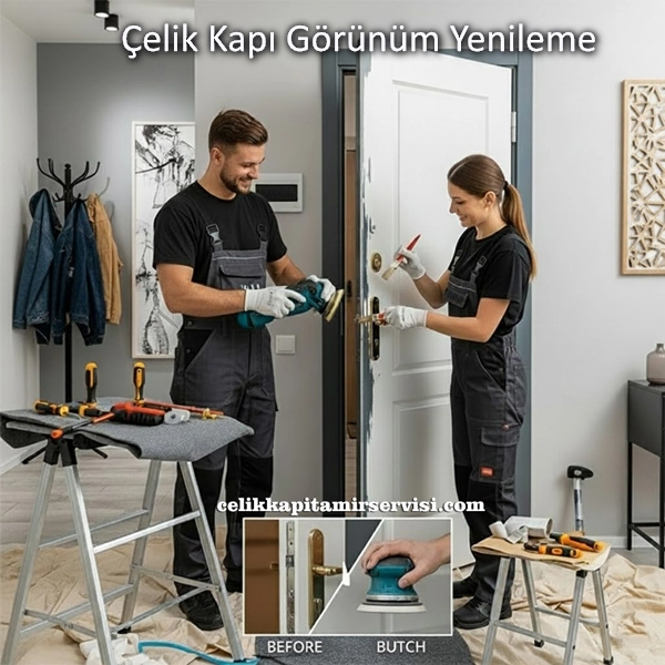 Çelik Kapı Görünüm Yenileme